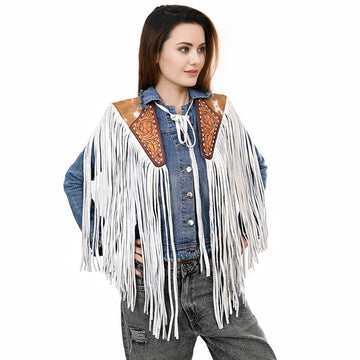 American Darling ADJW111 Genuine Leather Jewelry Necklace with Concho